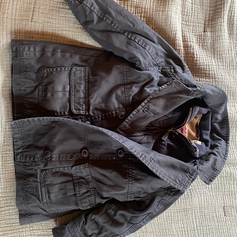 Jacadi dual layer kids pea coat (inside removable!)